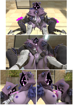 armor armored_boots belt big_breasts big_butt big_claws bodily_fluids breast_milking breast_play breast_suck breasts butt claws clothing feathers female female/female fingering fur gauntlets gloves group hand_on_breast handwear holding_breast hoodie lactating looking_at_breasts looking_pleasured nipples on_ground purple_body purple_clothing purple_face purple_glow purple_hoodie purple_nipples purple_topwear spread_legs spreading sucking text thick_thighs topwear trio vaginal vaginal_fingering wide_hips 5naptrap epic_games fortnite fortnite:_battle_royale patreon raven_team_leader animal_humanoid bear humanoid mammal mammal_humanoid ursid_humanoid 3d_(artwork) absurd_res comic digital_media_(artwork) hi_res source_filmmaker_(artwork) url