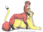 1999 4:3 all_fours animal_genitalia blonde_hair breasts canid canid_taur canine canine_taur chakat chakona_space cougar doggystyle duo erection eyes_closed felid felid_taur feline fox fox_taur from_behind_position fur garrek genitals goldfur gynomorph gynomorph/male gynomorph_penetrated hair herm_(lore) humanoid_genitalia humanoid_penis hybrid_genitalia intersex intersex/male intersex_penetrated male male_penetrating male_penetrating_gynomorph male_penetrating_intersex mammal mammal_taur mayra_boyle nipples penetration penis red_body red_fur sex sheath simple_background smile taur taur_on_taur white_background white_sheath yellow_body yellow_fur