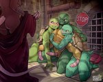 anthro backsack balls blush blush_lines butt clothing color_coded erection feral genitals glans grate group hug hugging_another male male/male muscular muscular_anthro muscular_male penis sewer slit_penis stop_sign tail trio undressing conditional_dnp draite teenage_mutant_ninja_turtles teenage_mutant_ninja_turtles_(2012) donatello_(tmnt) master_splinter michelangelo_(tmnt) raphael_(tmnt) mammal murid murine rat reptile rodent scalie turtle 5:4 hi_res brother_(lore) brothers_(lore) father_(lore) father_and_child_(lore) father_and_son_(lore) incest_(lore) parent_(lore) parent_and_child_(lore) parent_and_son_(lore) sibling_(lore) son_(lore)