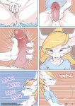 absurd_res anthro anthro_on_anthro balls big_ears big_penis blonde_hair blush bodily_fluids bottomless breasts brother_(lore) brother_and_sister_(lore) cheek_tuft clothed clothing comic cum cumshot digital_media_(artwork) duo ear_piercing ejaculation erection eyewear facial_tuft female fingering foreskin frenulum fur genital_fluids genitals glasses hair hi_res humanoid_genitalia humanoid_penis iris_(ratcha) long_hair looking_pleasured male mammal masturbation moan mouse murid murine nipples nude orgasm orgasm_face penile penile_masturbation penis piercing purple_eyes purple_hair pussy ratcha retracted_foreskin rodent shaded shirt sibling_(lore) simple_background sister_(lore) skye_(ratcha) sound_effects sweat t-shirt text topwear tuft twins_(lore) vaginal vaginal_fingering vaginal_masturbation vein veiny_penis whiskers white_body white_fur