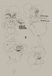 anthro belly big_belly breasts burping eyebrows female huge_belly overweight solo stuffing text sixsidesofmyhead fake_coco bandicoot mammal marsupial 2020 absurd_res hi_res