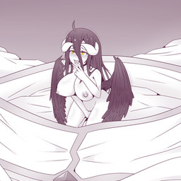 big_breasts blush breasts choker clothing feathered_wings feathers female hair halo_horns horn jewelry kneeling masturbation necklace nude shrinking size_transformation solo tongue tongue_out transformation underwear wings yellow_eyes inksgirls overlord_(series) albedo_(overlord) demon demon_humanoid horned_humanoid humanoid winged_humanoid 1:1 2020 hi_res