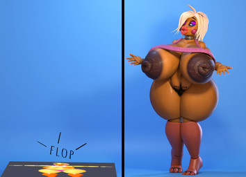 aged_up anthro areola beakless belly_hair big_areola big_breasts big_nipples blonde_hair blue_background body_hair bottomless bottomless_anthro bottomless_female bra bra_lift breasts clothed clothing colored_nails comparison dark_areola eyeshadow female flop hair hair_over_eye hairy_vulva happy_trail huge_areola huge_breasts huge_nipples legs_together lips long_nails looking_at_viewer machine makeup mature_anthro mature_female nails navel nipples non-mammal_breasts non-mammal_navel non-mammal_nipples pink_bra pink_clothing pink_nails pink_underwear pubes puffy_nipples purple_eyeshadow short_hair simple_background smile smiling_at_viewer solo t-pose text thick_lips thick_thighs underwear wide_hips rckke rckke_(modeler) five_nights_at_freddy's five_nights_at_freddy's_2 scottgames runaboo_chica toy_chica_(fnaf) animatronic avian bird chicken galliform gallus_(genus) phasianid robot robot_anthro 3d_(artwork) absurd_res digital_media_(artwork) english_text hi_res