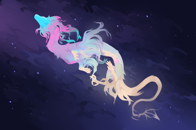 ambiguous_gender back_tuft blue_body blue_fur cheek_tuft facial_tuft feral fluffy fluffy_tail fur leg_tuft long_neck mouth_closed multicolored_body multicolored_fur neck_tuft purple_body purple_fur simple_background solo tail tuft unsigned white_body white_fur corzh77 mythology dragon furred_dragon furred_scalie mythological_creature mythological_scalie scalie 3:2 absurd_res full-length_portrait hi_res portrait