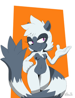 anthro areola blush breasts female fur genitals hair half-closed_eyes looking_at_viewer narrowed_eyes navel nipples nude simple_background smile solo standing tail vulva neo_x6 idw_publishing sega sonic_the_hedgehog_(comics) sonic_the_hedgehog_(idw) sonic_the_hedgehog_(series) tangle_the_lemur lemur mammal primate ring-tailed_lemur strepsirrhine absurd_res digital_media_(artwork) hi_res