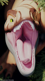 ambiguous_gender feral mouth_shot open_mouth solo teeth tongue jinnoaka jinnoaka_(modeler) dinosaur prehistoric_species reptile scalie theropod 3d_(artwork) 9:16 animated digital_media_(artwork) hi_res no_sound portrait short_playtime webm