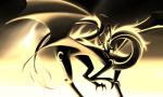 2015 5:3 ambiguous_gender ausp-ice claws digital_media_(artwork) dragon feral hair hi_res horn membrane_(anatomy) membranous_wings mythological_creature mythological_scalie mythology scalie solo tail wings