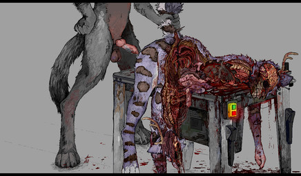 2_horns after_rape after_sex anthro antlers black_bars blood bodily_fluids cum cum_in_uterus cum_in_vagina cum_inside danger death duo female forced from_behind_position genital_fluids gore horn male male/female male_on_top on_top penetration rape rapist saw sex snuff tools uterus vaginal vaginal_penetration jeffusherb felid mammal digital_media_(artwork) letterbox pixel_(artwork)