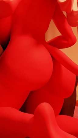 anthro big_breasts big_butt breast_play breasts butt duo faceless_character faceless_human faceless_male female female_focus female_on_human looking_at_viewer looking_back male male/female rear_view sex solo_focus tail titfuck under_boob insany3d hellaverse helluva_boss verosika_mayday human mammal succubus 3d_(artwork) 3d_animation 9:16 animated blender_(artwork) blender_cycles_(artwork) digital_media_(artwork) hi_res no_sound short_playtime video