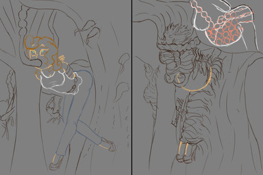 bdsm bondage bound clothing damsel_in_distress encasement female footwear helpless high_heels inflated_belly peril plant_vore seedbed shoes submissive submissive_female submissive_human vore fancyfalls autumn_science human mammal 3:2 hi_res