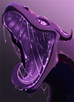 bodily_fluids dripping drooling feral mouth_shot open_mouth pink_eyes purple_body purple_flesh saliva conditional_dnp feidkedr mythology nintendo pokemon acrasia fan_character dragon generation_6_pokemon goodra mythological_creature mythological_scalie pokemon_(species) scalie absurd_res hi_res