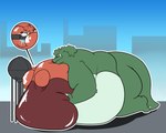 anthro belly big_belly biped bloated duo force_drinking forced forced_inflation fur huge_belly hyper hyper_belly hyper_inflation inflation liquid_inflation macro male male/male tail water_inflation cavios mythology jags_(cavios) theaveryunit ailurid dragon furred_dragon furred_scalie mammal mythological_creature mythological_scalie red_panda scalie 5:4 tagme