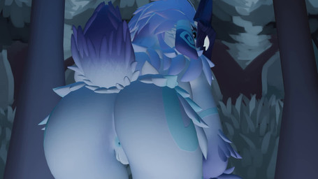 anthro anus blue_anus blue_eyes blue_markings blue_vulva butt butt_focus butt_markings dipstick_ears ear_markings female female_anthro floppy_ears fur fur_markings genitals hip_sway looking_at_viewer looking_back looking_back_at_viewer lop_ears markings mask mask_only multicolored_ears nude nude_anthro nude_female scut_tail shaking_butt short_tail solo tail vulva wearing_mask white_body white_fur gummitonic valcon_(modeler) league_of_legends riot_games tencent kindred_(lol) lamb_(lol) bovid caprine mammal sheep 16:9 2025 3d_(artwork) 3d_animation animated digital_media_(artwork) hi_res loop no_sound short_playtime video widescreen