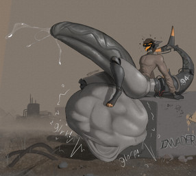 ambiguous_gender ambiguous_prey anthro anthro_pred ball_bulge balls big_balls big_penis bodily_fluids bottomless bottomless_anthro bottomless_male clothed clothing cock_vore cum cum_vore detailed_background digestion erection fin foreskin genital_fluids genitals glistening glistening_balls glistening_genitalia glistening_penis huge_balls huge_penis humanoid_genitalia humanoid_penis hyper hyper_balls hyper_genitalia hyper_penis leaking_precum machine male male_anthro male_pred mass_vore motion_lines multiple_prey number number_on_body open_mouth penile penis precum scrotum_flap shark_tail shirt sitting solo sound_effects squirming struggling struggling_prey sweater tail tail_fin text tongue tongue_out topwear turtleneck vein veiny_penis visor vore ace0t0nic ethan_(humbug) aquatic fish hybrid protogen shark absurd_res digital_drawing_(artwork) digital_media_(artwork) english_text hi_res