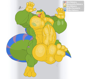 abs anthro balls big_balls big_muscles big_pecs big_penis big_tail breathing climbing cracking_screen feet genitals huge_balls huge_penis hyper hyper_balls hyper_genitalia hyper_penis looking_at_viewer male muscular muscular_anthro muscular_arms muscular_legs muscular_male nipples nude pecs penis pressing_against pressing_balls pressing_penis pushing_at_screen solo tail thick_tail tongue tongue_out touching_screen conditional_dnp dischimera gex_(series) gex_the_gecko gecko lizard reptile scalie