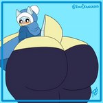 anthro big_breasts big_butt blue_body blush bouncing_butt breasts butt butt_slap clothing dipstick_tail duo female huge_breasts huge_butt hyper hyper_butt male male/female markings slap spanking tail tail_markings thick_thighs wide_hips douglasinu nintendo pokemon alolan_form alolan_sandshrew generation_7_pokemon pokemon_(species) regional_form_(pokemon) 1:1 animated short_playtime