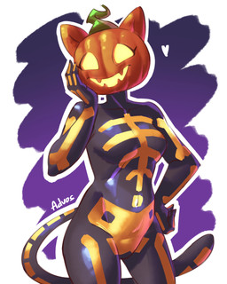 anthro biped breasts female fingers front_view looking_at_viewer nude nude_anthro nude_female smile solo standing tail advos mavel epic_games fortnite domestic_cat felid feline felis mammal 2026 4:5 digital_drawing_(artwork) digital_media_(artwork) hi_res