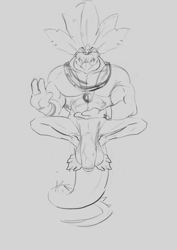 anthro balancing_on_tail balls big_balls big_penis genitals horn huge_balls huge_penis humanoid_genitalia humanoid_penis jewelry leaf male necklace nude penis solo tail gobcorp ratchet_and_clank sony_corporation sony_interactive_entertainment gary_(ratchet_and_clank) alien lizard reptile scalie thugs-4-less hi_res monochrome sketch
