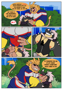 anthro bodily_fluids body_size_growth bottomwear clothing dripping erection genital_fluids genitals male multicolored_body muscular muscular_anthro muscular_male overweight overweight_anthro overweight_male pants penis precum precum_drip precum_through_clothing precum_through_underwear pubes shirt size_transformation tank_top topwear transformation underwear wet wet_clothing nokucroc mythology emmanuelin_(emmanuelin13) toshinori_yagi dragon felid lion mammal mythological_creature mythological_scalie pantherine scalie absurd_res hi_res