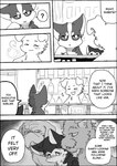 ayaka canid canine canis comic dialogue domestic_dog english_text feral hanako_(ayaka) husky kyappy mammal monochrome nordic_sled_dog shiba_inu shibeta spitz text