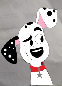 black_ears black_nose black_spots collar collar_tag feral floppy_ears fur heterochromatic_ears male pink_inner_ear red_collar solo spots star_collar_tag toony white_body white_fur white_spots codetski101 101_dalmatian_street 101_dalmatians disney dylan_(101_dalmatians) canid canine canis dalmatian domestic_dog mammal absurd_res hi_res