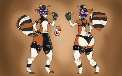 anthro balls_outline belt big_bulge big_butt bulge butt detailed_bulge eyewear femboy genital_outline glasses hair huge_bulge male penis_outline purple_hair simple_background solo spikes kbiscuitcat kfc sandiamg chipmunk ground_squirrel hybrid mammal rodent sciurid 16:10 2016 digital_media_(artwork) widescreen