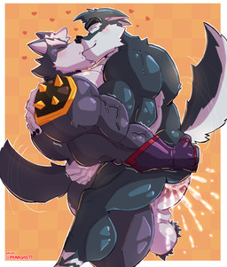 balls barazoku biceps big_balls big_butt big_muscles big_penis blush bodily_fluids butt carrying_another carrying_partner carrying_person carrying_position cum cum_inside cumshot dominant ejaculation excited eyes_closed genital_fluids genitals huge_penis kissing kissing_while_penetrating love male male/male musclegut muscular muscular_male nipples nude orange_background overweight passionate_kiss pecs penis precum sex simple_background vein veiny_muscles veiny_penis santiagomt nintendo star_fox wolf_o'donnell absurd_res hi_res