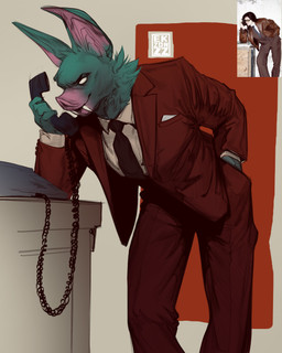 clothed clothed_humanoid clothed_male clothing electronics for_a_head holding_object holding_phone male phone pink_snout white_eyes ekzonzz dispatch sonar_(dispatch) animal_head animal_humanoid bat humanoid mammal 2025 absurd_res colored hi_res