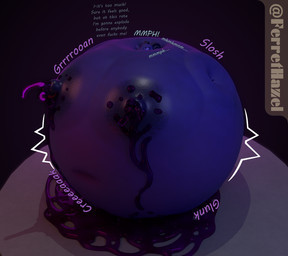 anthro areola big_areola big_nipples blueberry_inflation bodily_fluids close_to_bursting female huge_areola huge_nipples hyper hyper_areola hyper_nipples imminent_explosion implied_popping inflation inner_monologue lactating leaking leaking_juice muffled_speech nipples profanity purple_body solo text thinking unusual_bodily_fluids unusual_lactation ferrethazel mythology dewdrop_(ferrethazel) dragon mythological_creature mythological_scalie scalie 2025 3d_(artwork) digital_media_(artwork) english_text hi_res