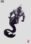 abs anthro biceps genitals male muscular muscular_anthro muscular_male nipples pecs penis sharp_teeth solo teeth garvan ben_10 cartoon_network ripjaws alien fish marine piscciss_volann hi_res