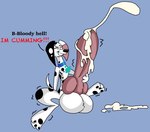 big_penis bodily_fluids cum cum_on_penis feral genital_fluids genitals gynomorph huge_penis hyper hyper_genitalia hyper_penis intersex masturbation penis tail luxioboi22 101_dalmatian_street 101_dalmatians disney delilah_(101_dalmatians) canid canine mammal 2022 hi_res