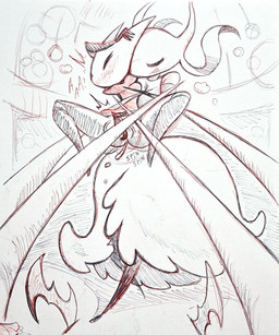 antennae_(anatomy) anthro audience biped blade bladed_weapon blush blush_lines bodily_fluids breasts bubble_butt butt butt_from_the_front cloak cloak_only clothing curvesickle dominant dress dripping duo eyes_closed female female/female female_dominating_female female_rape female_raped female_raping_female forced forced_exposure genital_fluids genitals group head_grab horn huge_hips larger_anthro larger_dom larger_female masturbation motion_lines non-mammal_breasts non-mammal_vulva open_skirt public public_sex rape reach_around restrained rough_masturbation screaming segmented_body sex size_difference small_waist smaller_anthro smaller_female spread_legs spreading thick_thighs vaginal vaginal_fluid_drip vaginal_fluids vaginal_masturbation vulva wasp_waist wide_hips digsaw hollow_knight:_silksong hollow_knight_(franchise) team_cherry hornet_(hollow_knight) skarrsinger_karmelita ant arachnid arthropod hymenopteran insect skarr spider 2025 hi_res traditional_media_(artwork)