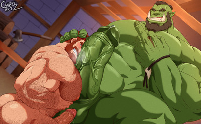 abs arm_hair back_muscles balls barazoku beard big_balls big_butt big_muscles big_nipples big_pecs big_penis body_hair brown_hair butt butt_hair chest_hair dominant dominant_humanoid dominant_male duo erect_nipples erection facial_hair genitals gesture glans green_body hair hairy hand_gesture happy_trail huge_balls huge_muscles huge_pecs huge_penis human_on_humanoid humanoid_dominating_human interspecies larger_dom larger_humanoid larger_male male male/male middle_finger muscular muscular_human muscular_humanoid muscular_male mustache nipples nude pec_grab pecjob pecs penis pubes sex sideburns size_difference smaller_human smaller_male submissive submissive_human submissive_male vein veiny_muscles veiny_penis c_andreartz lustful_desires logan_(lustful_desires) maul_(lustful_desires) human humanoid mammal orc absurd_res hi_res signature