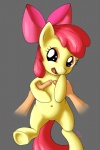 apple_bloom_(mlp) bow cub equine female feral friendship_is_magic hair hands holding horse my_little_pony navel open_mouth pony shoroch young
Rating: Safe
Score: 3
User: shoroch
Date: August 29, 2013