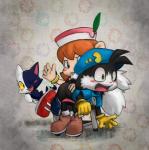 anthro being_watched blush bottomwear bottomwear_down butt_slap clothed clothing dominant dominant_female female furniture group looking_at_another male pants pants_down partially_clothed slap spanking stool lkiws bandai_namco klonoa_(series) klonoa lolo_(klonoa) tat_(klonoa) animal_humanoid domestic_cat felid feline felis haplorhine humanoid mammal mammal_humanoid monkey monkey_humanoid primate primate_humanoid hi_res