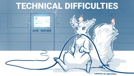 ambiguous_gender bite biting_object biting_wire electrocution electronics feet feral fingers front_view fur humor inside monitor object_in_mouth sitting solo tail text toes toony wire conditional_dnp tom_fischbach twokinds mrs._nibbly mammal rodent sciurid tree_squirrel 2025 7:4 digital_media_(artwork) english_text hi_res monochrome sketch spot_color female_(lore)