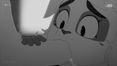 ambiguous_fluids anthro anthro_penetrated blinking bodily_fluids camera_view cum cum_from_mouth cum_in_mouth cum_inside duo erection fellatio female female_penetrated genital_fluids genitals gradient_background hair handjob leaking_cum licking looking_at_genitalia looking_at_penis male male/female male_penetrating male_penetrating_female nude oral oral_penetration penetration penile penile_penetration penis penis_in_mouth pubes recording saliva saliva_on_penis sex short_hair simple_background stroking_penis sucking tongue tongue_out tongue_out_fellatio kuhlzull lisha_(kuhlzull) bear giant_panda mammal 16:9 2d_animation animated digital_media_(artwork) greyscale hatching_(art) hi_res monochrome shaded widescreen