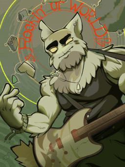 anthro barbell_piercing ear_piercing ear_ring electric_guitar eyebrow_barbell eyebrow_piercing facial_piercing fur guitar holding_object jewelry male multicolored_body multicolored_fur multiple_piercings musical_instrument necklace piercing plucked_string_instrument ring_piercing rock solo standing string_instrument tail teeth catbbage mewgenics pebbles_(mewgenics) calico_cat domestic_cat felid feline felis mammal 3:4 hi_res