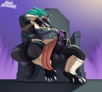 anthro balls barazoku belly genitals male overweight overweight_anthro overweight_male penis solo mythology brapion dragon lizard mythological_creature mythological_scalie reptile scalie absurd_res hi_res