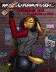 anthro big_ears bottomwear brick_wall butt clothed clothing coin colored_nails comic cover cover_art cover_page digital_media_(artwork) eliana-asato english_text felid feline fingerless_gloves fur gloves gold_(metal) gold_coin gynomorph hair handwear hi_res hood hoodie intersex jen_(eliana-asato) leather leather_bottomwear leather_clothing leather_pants long_nails looking_at_viewer lynx mammal nails orange_hair outside pants pink_nails smile solo standing text topwear view_from_back wall_(structure) yellow_body yellow_eyes yellow_fur