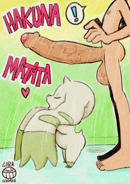 anthro balls bathing big_penis duo erection faceless_character faceless_human faceless_male foreskin genitals green_background huge_penis humanoid_genitalia humanoid_penis male nude penis shower showering side_view simple_background text garabatoz bandai_namco digimon digimon_(species) human mammal terriermon 2026
