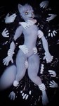 3d_(artwork) ambiguous_gender anthro blender_(artwork) blender_cycles blizzyfoxo breasts canid canine digital_media_(artwork) disembodied_hand fox fur ghost_hands group hand_on_hip hand_on_leg hand_on_neck hand_on_thigh hands_everywhere hi_res latex liquid_latex mammal rexouium solo_focus text