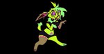 anthro breasts female fur green_body green_fur scar solo guncht nintendo pokemon eeveelution generation_1_pokemon jolteon pokemon_(species) shiny_pokemon animated short_playtime trans_(lore) trans_man_(lore)