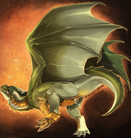 animal_genitalia butt cloaca cloacal cloacal_fluids cloacal_masturbation female feral genitals green_body green_membrane green_scales masturbation membrane_(anatomy) membranous_wings pink_cloaca red_eyes scales solo wings yellow_body yellow_scales venlightchaser mythology dragon mythological_creature mythological_scalie scalie hi_res