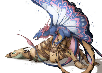 ambiguous_gender ambiguous_penetrated ambiguous_penetration animal_genitalia anthro anthro_on_feral anthro_penetrated bdsm bestiality bondage bound claws cloaca cloacal cloacal_penetration duo erection feral feral_on_feral feral_penetrating feral_penetrating_anthro from_behind_position genitals larger_sub looking_back looking_pleasured male male/ambiguous male_penetrating male_penetrating_ambiguous muzzle_(object) muzzled nude paws penetration penis perching_position quadruped sex size_difference step_position submissive tail wings lizet mythology iskra_(lizet) nix_(lizet) dragon fairy_dragon kobold mythological_creature mythological_scalie scalie 2019
