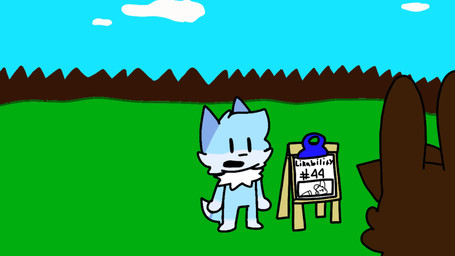 anthro duo male toony toony_expression toony_eyes dastarman ethan_(dastarman) miles_(dastarman) canid canine mammal 2d_animation animated hi_res short_playtime sound webm