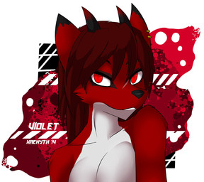 anthro breasts female half-closed_eyes looking_at_viewer narrowed_eyes nude pupils slit_pupils smile solo teeth xaenyth canid canine fox mammal 2014 hi_res source_request unavailable_at_source