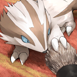 2_toes ambiguous_feral ambiguous_gender black_nose blue_eyes brown_body brown_fur brown_tail carpet claw_toes claws feet feral fur multicolored_body multicolored_fur pupils quadruped snout solo tail toes two_tone_body two_tone_fur two_tone_tail white_body white_claws white_fur white_tail spicyichizo nintendo pokemon generation_3_pokemon linoone mammal pokemon_(species) 1:1 2026 absurd_res hi_res shaded