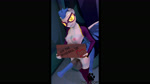 anthro balls bouncing_balls bouncing_penis breasts clothed clothing erection eyewear fur genitals goggles gynomorph hair intersex nude penis simple_background smile solo wings the_fatcat friendship_is_magic hasbro my_little_pony nightshade_(mlp) shadowbolts_(mlp) equid equine horse mammal pony 16:9 3d_(artwork) 3d_animation 4k absurd_res animated digital_media_(artwork) hi_res no_sound short_playtime source_filmmaker_(artwork) webm widescreen