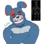 male scar solo olaf five_nights_at_freddy's five_nights_at_freddy's_4 scottgames nightmare_bonnie_(fnaf) humanoid lagomorph mammal